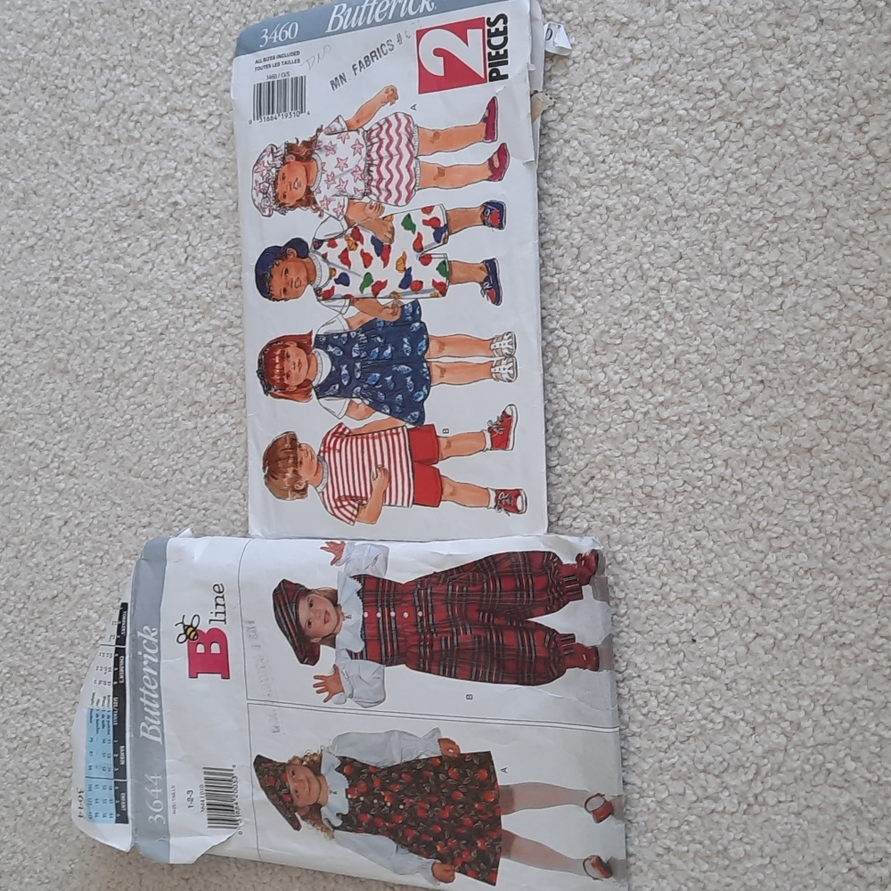 Vintage Sewing patterns- kids outfits